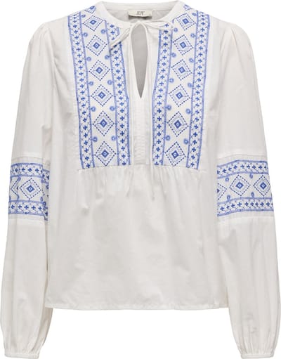 JDY Lulu Embroidery LS T-shirt Vrouwen - Maat L