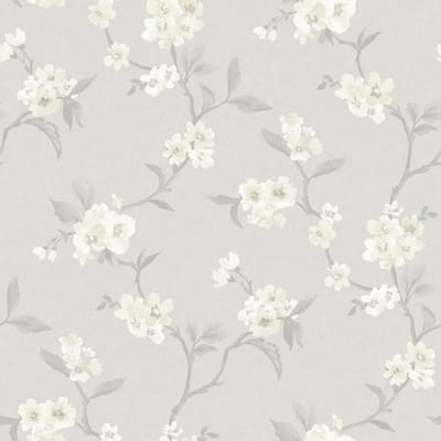 Boråstapeter Vliesbehang 38751 - Borosan Hem - Botanisch Zilver - 53cm x 11.20m