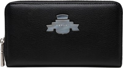 REPLAY Portemonnee Zip Around Wallet Black Zwart