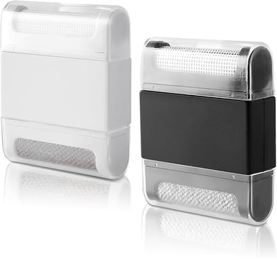 Pluisverwijderaar voor kleding, 2-pack mini-pluizenroller, handmatige textielscheerapparaat, dubbele pluizenborstel, draagbare pilling remover voor dierenhaar en pluisjes