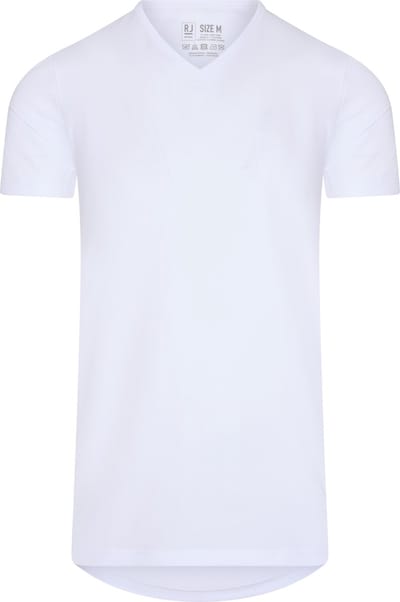 RJ Everyday Heren 2-Pack Venlo Body Fit T-Shirt V-Hals Wit S