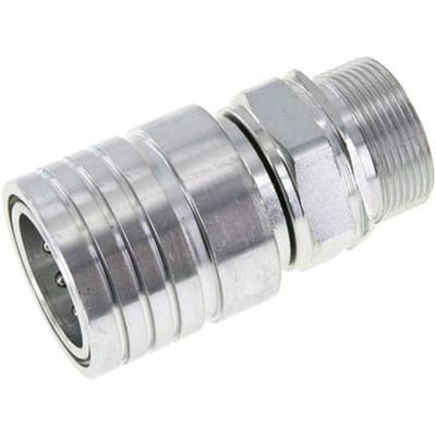 Stalen DN 25 Hydraulische Koppeling Snelkoppeling 30 mm S Knelring ISO 7241-1 A/8434-1 D 34.3mm