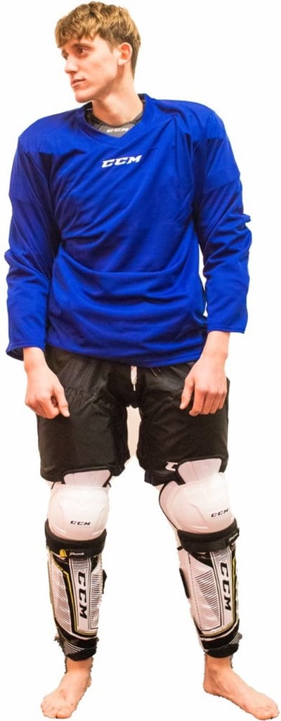CCM - 5000 - IJshockey Trainingsshirt - Lange Mouw - Volwassenen - Blauw - Ademend & Duurzaam - Maat S