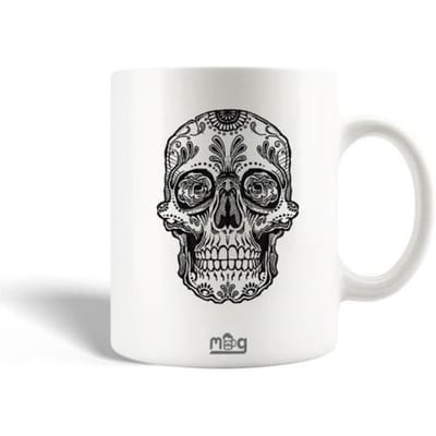 Mug en Céramique Calavera Mexique Tete de mort