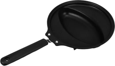 Koekenpan - Omeletpan Koekenpan - Eieren Bakken - Non-stick Coating - 38x25x9.5cm - Zwart