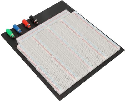 Steekbord 3220 Punten - Prototypebord Circuitbord - Elektronica Prototypen - Solderen Niet Nodig - 240x210 mm - Wit