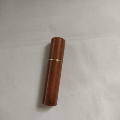 1 pièce Porte-cure-dents en bois fait main, Étui de rangement portable pour accessoires de table à manger de cuisine, Aucune alimentation électrique nécessaire, Matériau bois