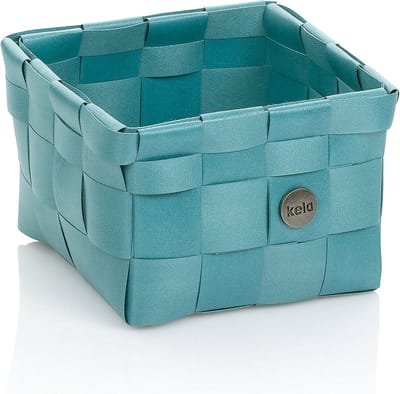 Kela Badkamer - Neo Mand 15x15x10 cm - Gerecycled Kunststof - Blauw