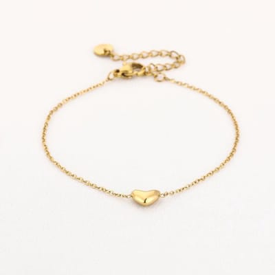 Bol hartjes armbandje- valentijn- moederdag- dames sieraad