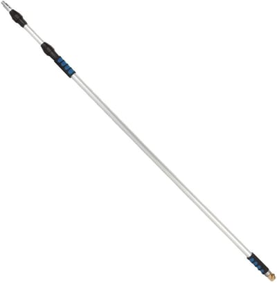 Talen Tools - Telescopische steel - Voor wasborstelset - Aluminium - 200-500 cm