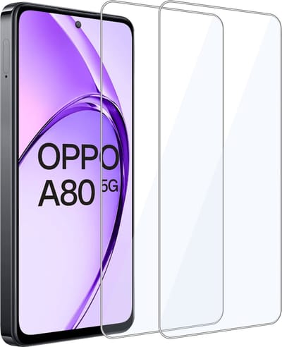 2x Geschikt voor OPPO A80 - Screenprotector - Beschermglas - GuardCover