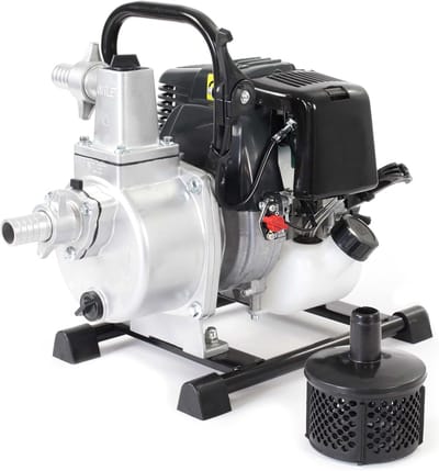 Benzine Waterpomp 1 kW - Tuinpomp met 8000 l/h en 30 m Opvoerhoogte