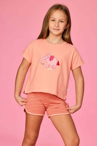 Pyjama dames woody loose fit str olifant