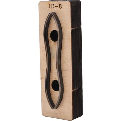 Leer Metaal Snijmal DIY Stempelen Ponsen Snijvorm Legering Staal Kunst Ambacht Accessoires LR 8 beige
