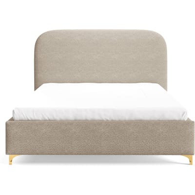 Bedframe Lisar bouclé met opbergruimte 200 x 200 cm | NADUVI Collection