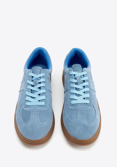 Wittchen Heren Blauwe Suède Sneakers