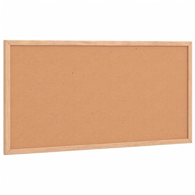 vidaXL - Kurkbord - met - massief - grenenhouten - frame - 60x30 - cm