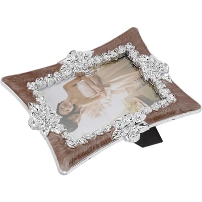 Cadre Photo Familial Moderne Simple Contient Photo 10x15cm Décoration Cadre Photo Maison avec Support pour Salon Chambre Type 1 white