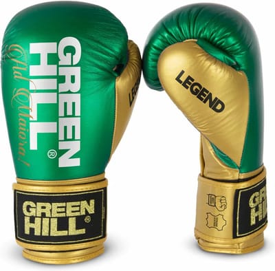 Green Hill Legend Platinum - Leer - Groen met goud (Beschikbaar in verschillende maten)