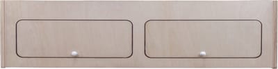 Bovenkast camperbusje - natuurlijk - 120x30x30cm - 2-deurs soft-close