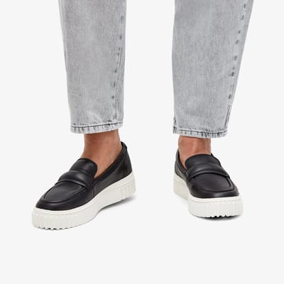 Mayhill Cove Zwarte Leren Schoenen
