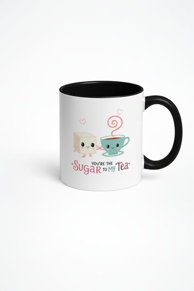 Mok "You're the Sugar to My Tea" - Schattige Thee & Liefdesmok - Origineel Cadeau