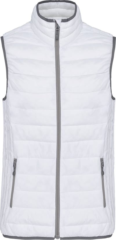 Lightweight Dames bodywarmer merk Kariban Wit - XS