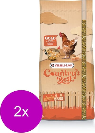 Versele-Laga Country`s Best Gold 4 Mini Mix - Kippenvoer - 2 x 20 kg
