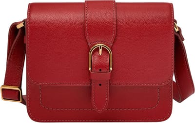 FOSSIL Schoudertas Zoey Large Crossbody Garnet Rood