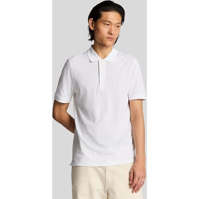 Lyle & Scott Superfine Polo Shirt White Taglia: M | Polo Outlet | Uomo | Bianco