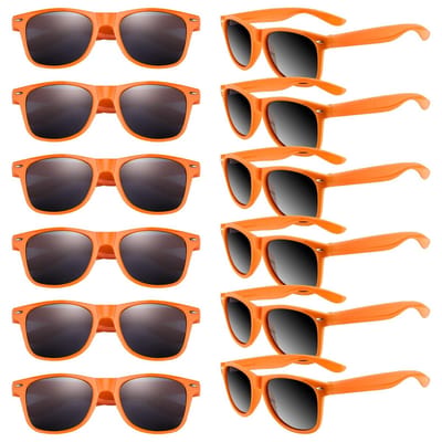 Dailygoods- Zonnebrillen 12-delige set - Kinderfeestartikelen - UV400 Oogbescherming - Gepolariseerde Lens - Geschikt voor Buitenactiviteiten - Comfortabel Polypropyleen - Kinderen Zonnebril