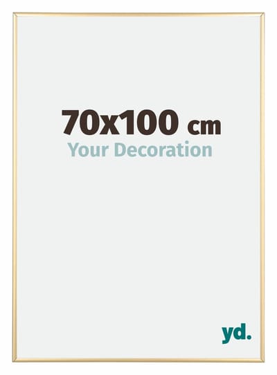 Your Decoration - Puzzellijst 70x100 cm - Goud - Puzzellijst 1500-2000 stukjes - Aluminium Fotolijst - Kent