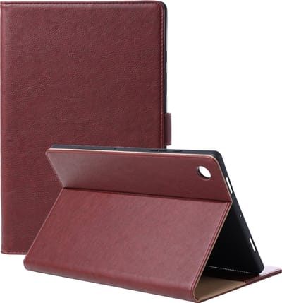 Hoesje geschikt voor Samsung Galaxy Tab A8 10.5 inch 2022/2021/2020 Kunstleer Luxe Standaard Opbergvak