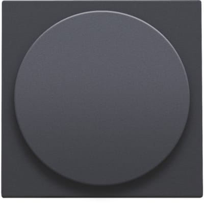 Niko - Centraalplaat draaiknopdimmer of extensie anthracite - 122-31003