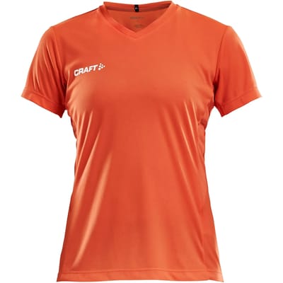 Craft Squad Shirt Korte Mouw Dames - Oranje | Maat: XXL