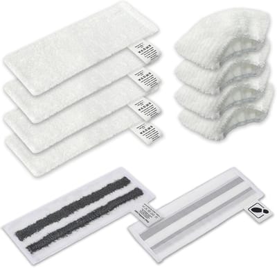 Famanu – Accessoires - 10 stuks - Microvezeldoekenset voor stoomreiniger reserveonderdelen
