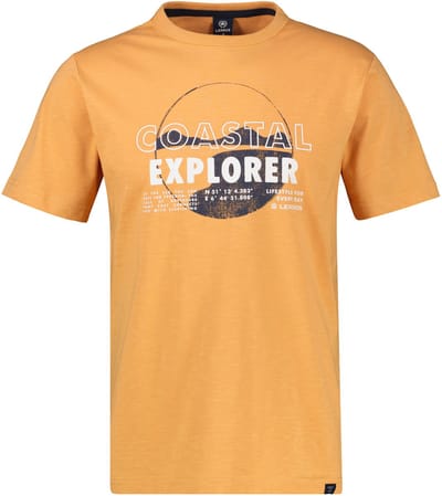 Lerros T- Shirt Oranje Maat XL