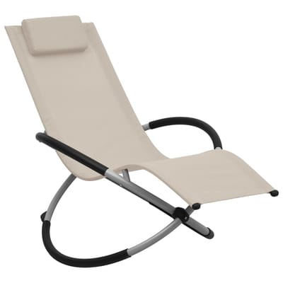vidaXL - Kinderligbed - staal - crèmekleurig