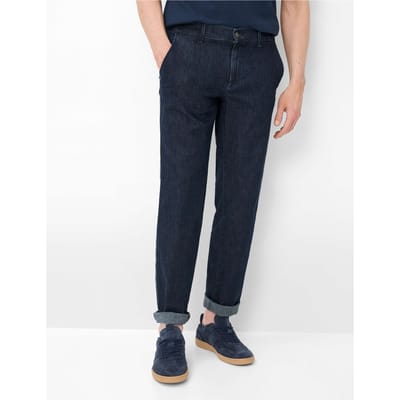 Eurex Heren Chino  Style THILO BLUE, denim blauw regular, maat 50
