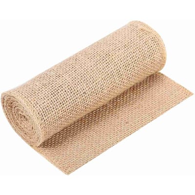 Chemin de table en ruban de jute hessien vintage Nature, artisanat, chaise, Noël, mariage, fête 15cmx2m beige