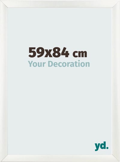 Your Decoration - Fotolijst 59x84 cm - MDF - Wit Geveegd - Pisa