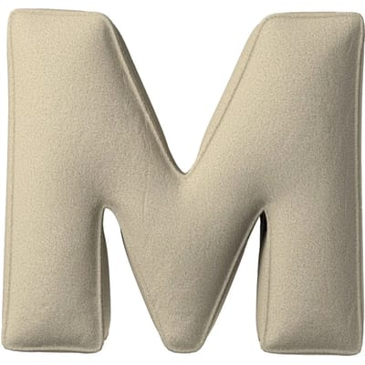 Kussen letter m Yellow Tipi Boucle
