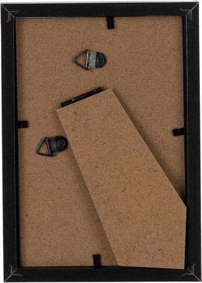 J-Line fotolijst Basic - hout - zwart - extra small - 4 stuks