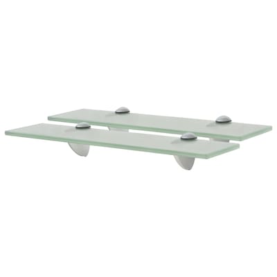 vidaXL - Schappen - zwevend - 2 - st - 40x10 - cm - 8 - mm - glas