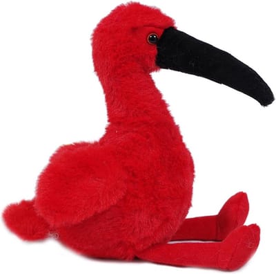 PIA Soft Toys Pluche Knuffeldier Ibis ECO- 20 cm: 100% Ecologisch, 100% Lief