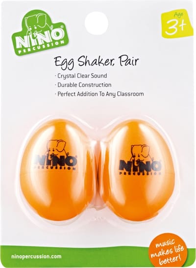 Meinl Egg Shaker Set NINO540OR-2, Orange, 2 pcs - Shaker