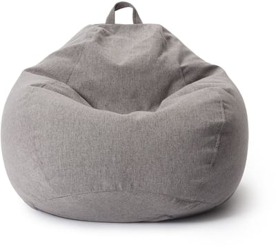 Lumaland Comfort Line Indoor Zitzak XL - 90x110x50cm / 250l - Lichtgrijs