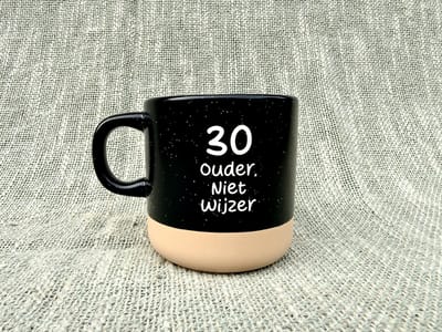 25 jaar - Halve abraham - Halve abraham 25 jaar - 25 jaar mok - 25 jaar verjaardag versiering - 25 jaar verjaardag - 25 jaar cadeau verjaardag - 25 jaar cadeau - Koffiemok - Mokken - Koffiebeker - Theeglazen - Thee cadeau