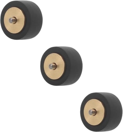 Aandrukrol Cassettedeck - Tape Rol - Tape Stabiliseren - Rubber en Koper Materiaal - 1.30x1.30x1.20CM - Zwart