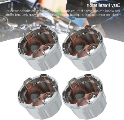 ATV Bandenwielnaafkap, Rimstofkap met elektrolytische afwerking voor 8, 10, 12 en 14 inch wielen, Bescherming, Duurzaamheid, Onderdeelaccessoires